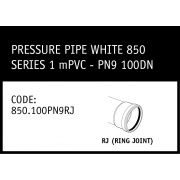 Marley Pressure Pipe White 850 Series 1 mPVC PN9 100DN RJ - 850.100PN9RJ